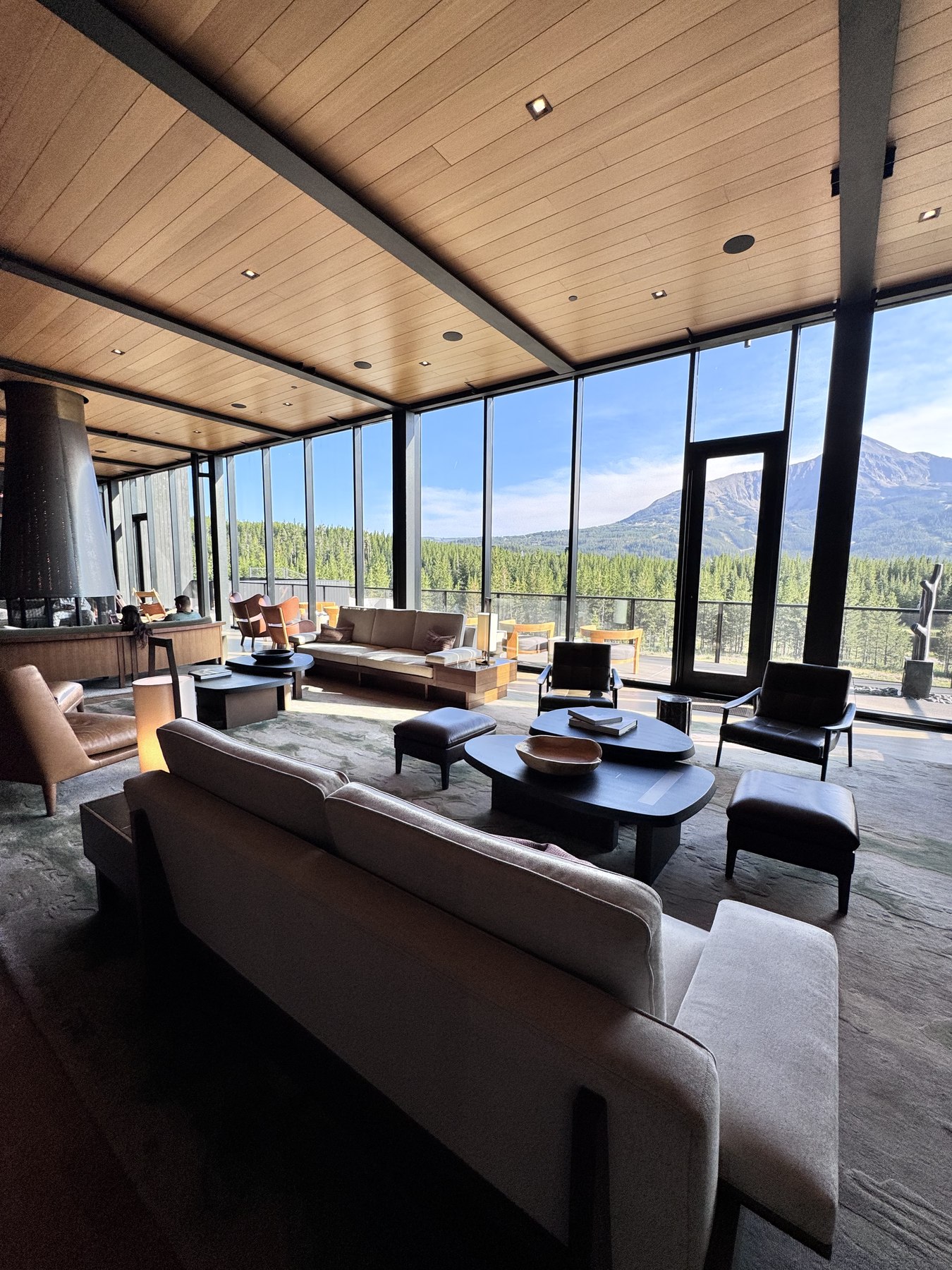 One&Only Moonlight Basin lobby interior