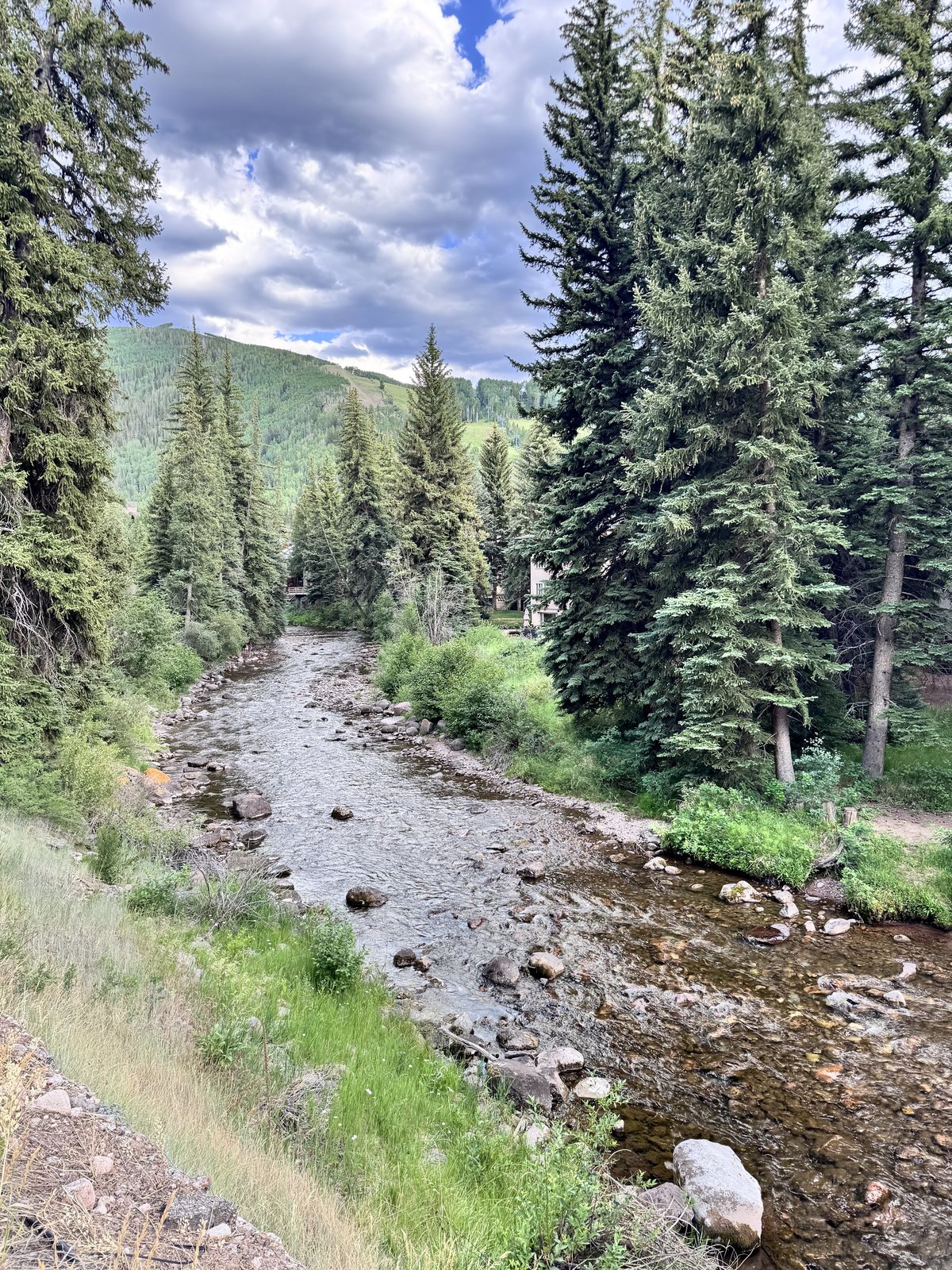 Creek running through Vail