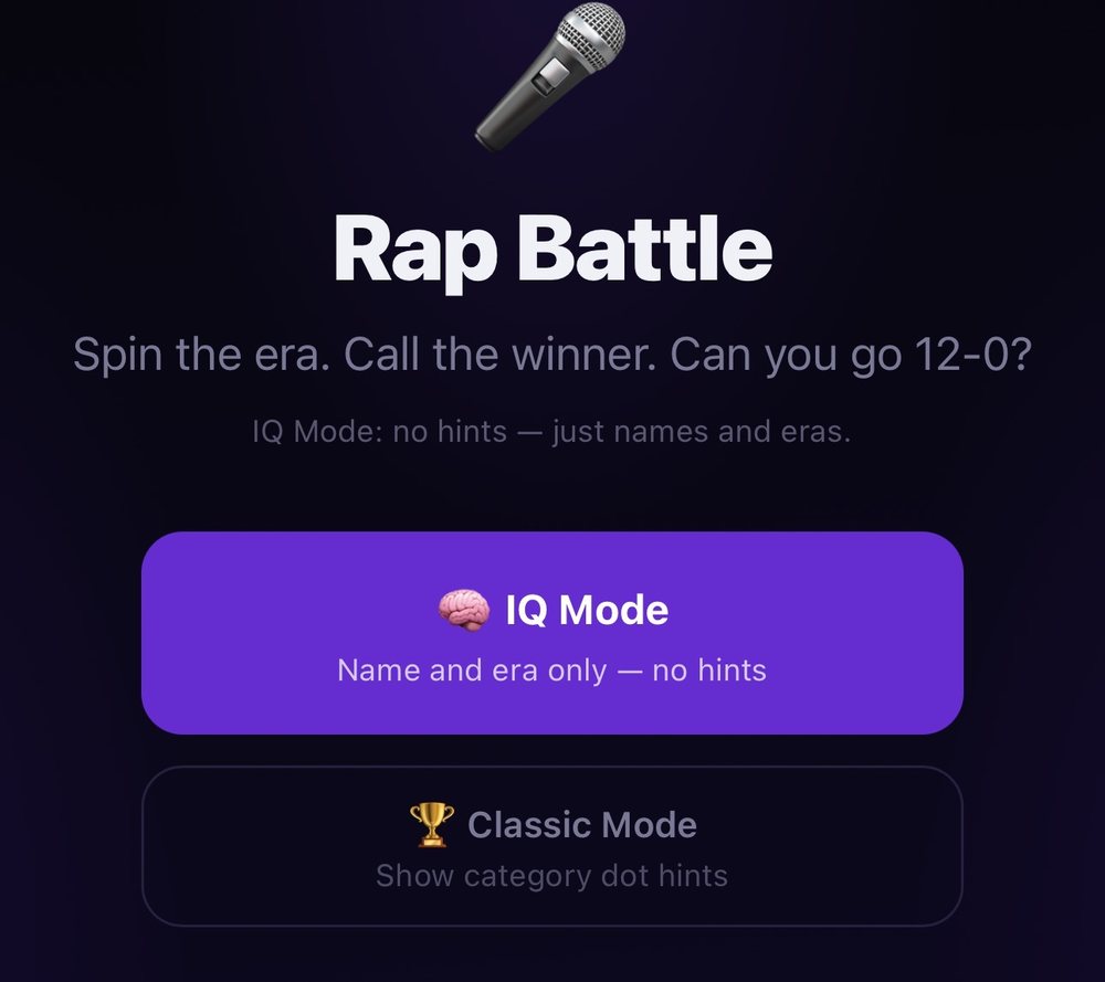 Rap Battle gameplay screenshot